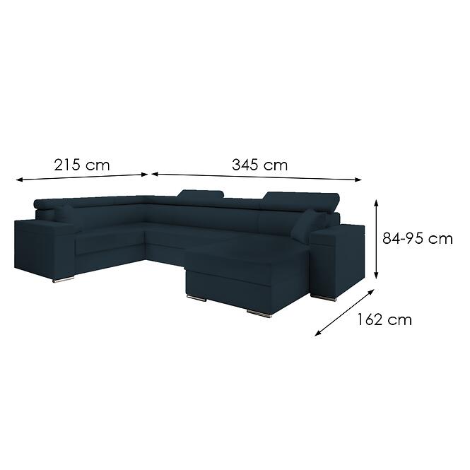 Rohová sedacia súprava Focus U Vogue 13 ľavý,4