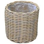Prútený kôš 30x32h žltý