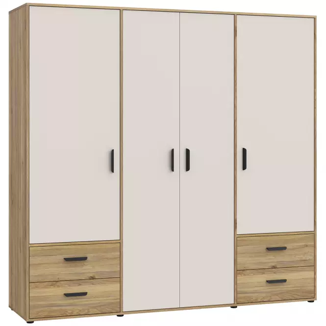 Skriňa Mokkaro Moks841-M802 Piesok/Dub Mauvella