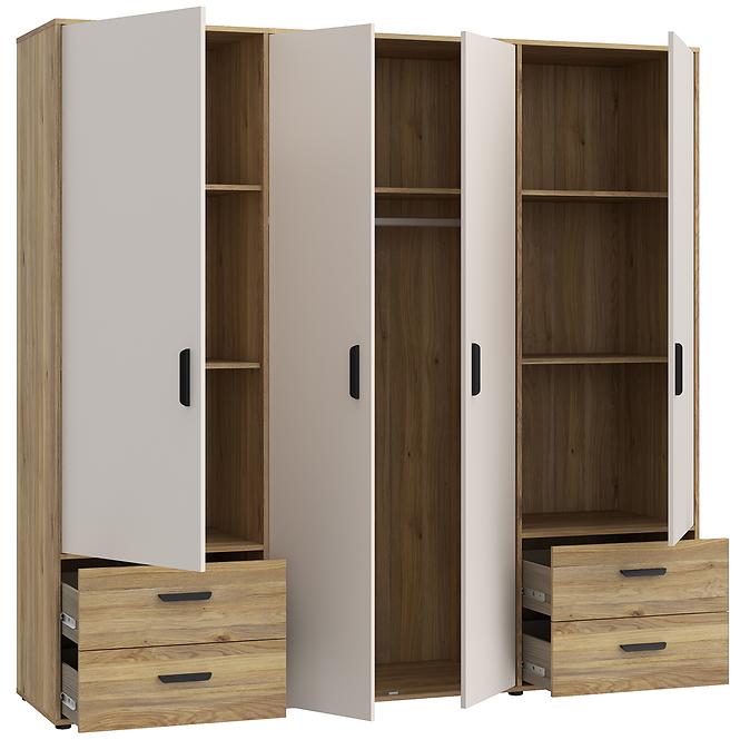 Skriňa Mokkaro Moks841-M802 Piesok/Dub Mauvella,4