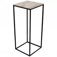 Stojan akácia/kov 42x102h prírodný 