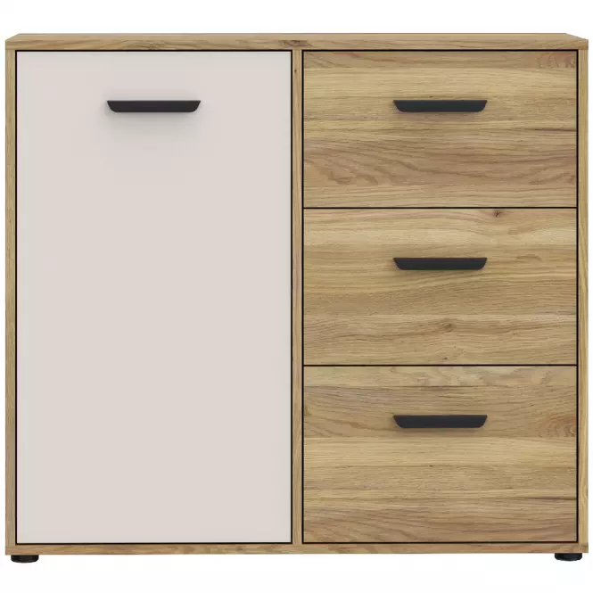 Komoda Mokkaro Mokk221l-M802 Piesok/Dub Mauvella