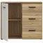 Komoda Mokkaro Mokk221l-M802 Piesok/Dub Mauvella,4