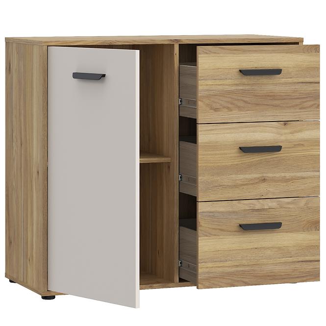 Komoda Mokkaro Mokk221l-M802 Piesok/Dub Mauvella