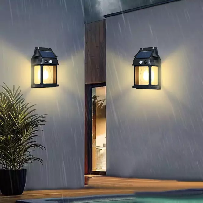 Nástenná lampa solárna snímač pohybu Pir Talin 46824 KD1