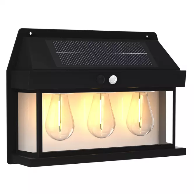 Nástenná lampa solárna snímač pohybu Pir Talin 3 46826 KD3