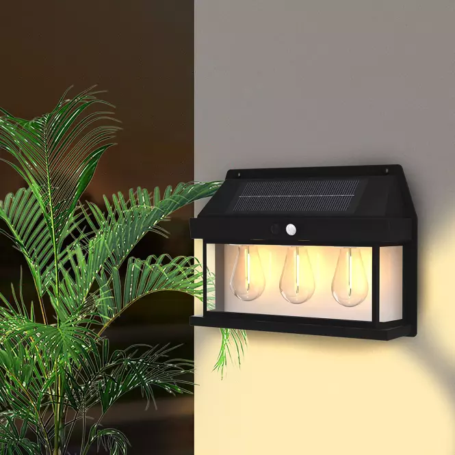 Nástenná lampa solárna snímač pohybu Pir Talin 3 46826 KD3