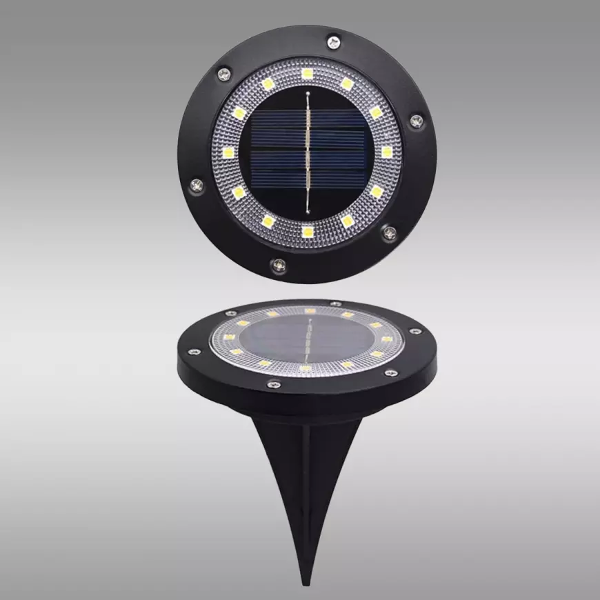 Solárna lampa Sagita Dyski x4 46833