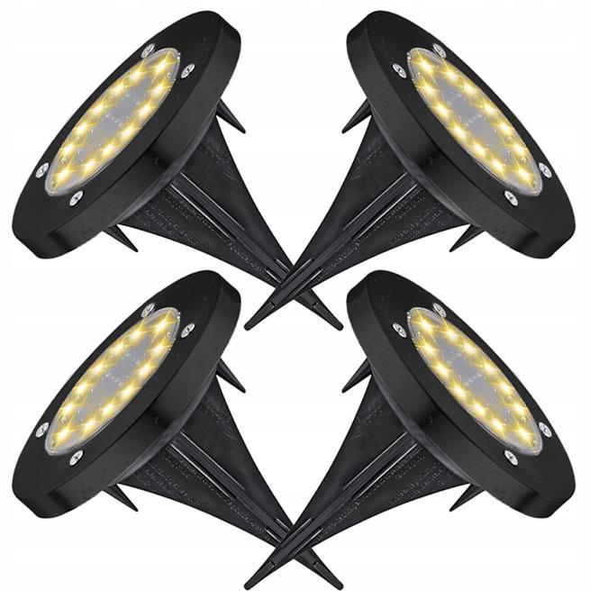 Solárna lampa Sagita Dyski x4 46833