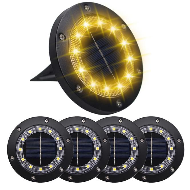 Solárna lampa Sagita Dyski x4 46833