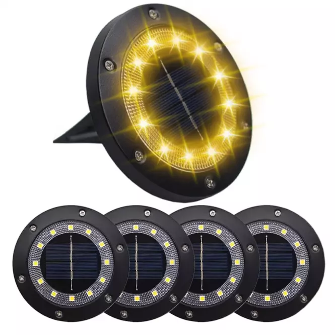 Solárna lampa Sagita Dyski x4 46833,3