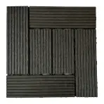 Terasová dlaždica WPC Antracit 300x300 mm