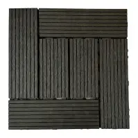 Terasová dlaždica WPC Antracit 300x300 mm