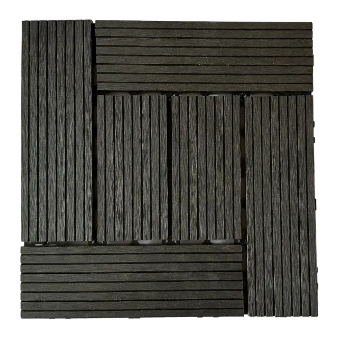 Terasová dlaždica WPC Antracit 300x300 mm