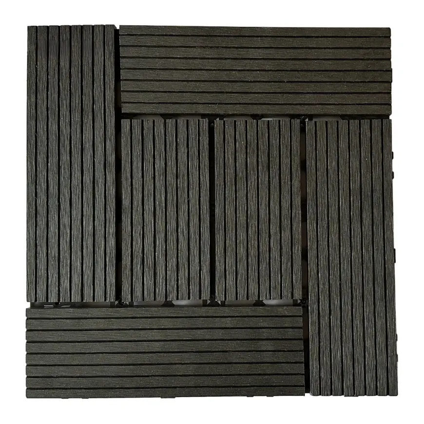 Terasová dlaždica WPC Antracit 300x300 mm