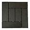 Terasova dlazdica WPC Antracit 300X300