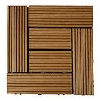 Terasová dlaždica WPC Teak 300x300 mm