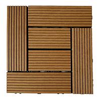 Terasová dlaždica WPC Teak 300x300 mm