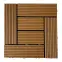 Terasová dlaždica WPC Teak 300x300 mm