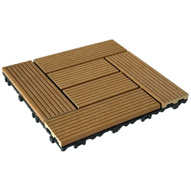 Terasová dlaždica WPC Teak 300x300 mm,2