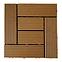 Terasova dlazdica WPC Teak 300X300