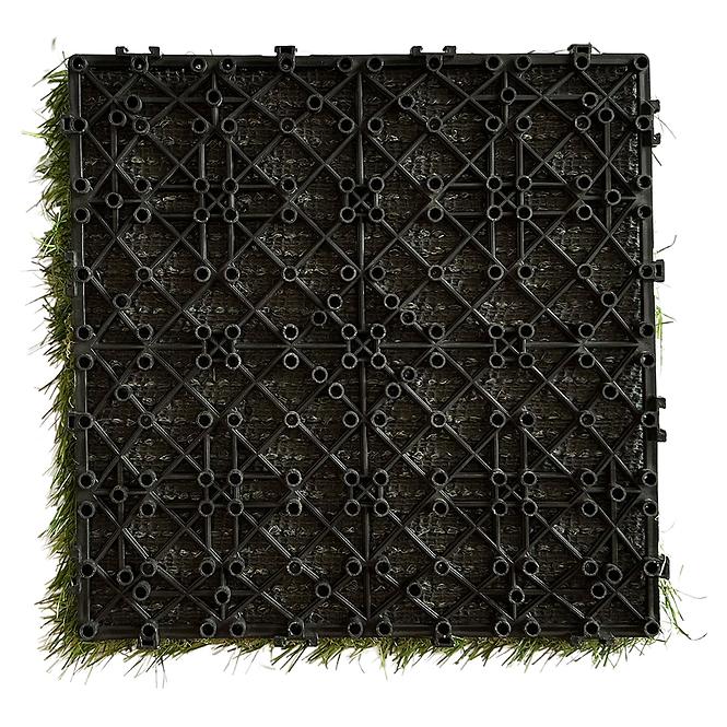 Plastová dlaždica - umelý trávnik 300x300 mm,4