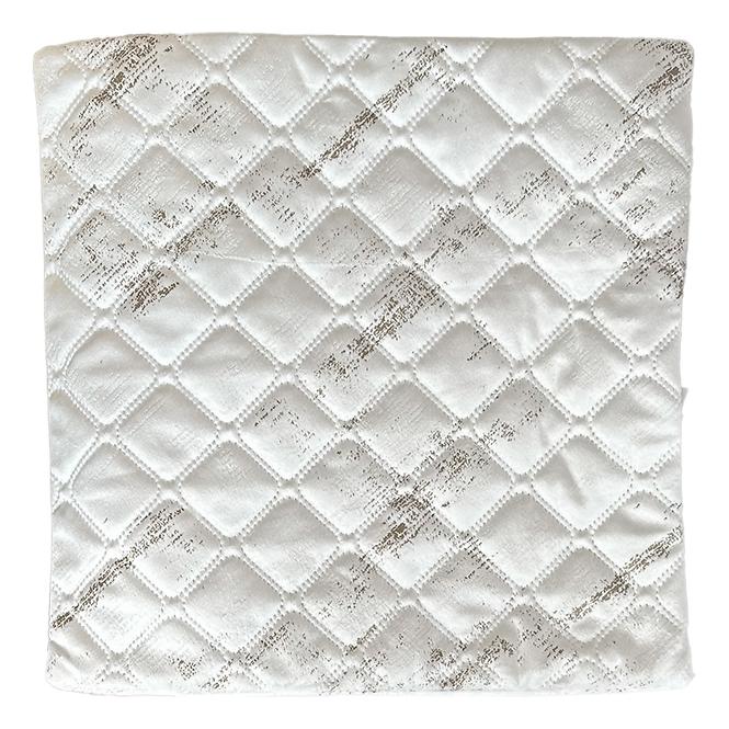 Obliečka na vankúš Lori RQ-213 40x40 cm biela