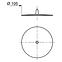 Univerzálna zátka Frisby Ø 110 mm biela (39222501),2