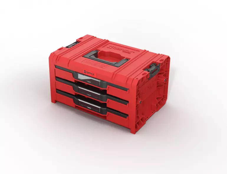 Qbrick System Pro Red Ultra HD Drawer Workshop Set 3