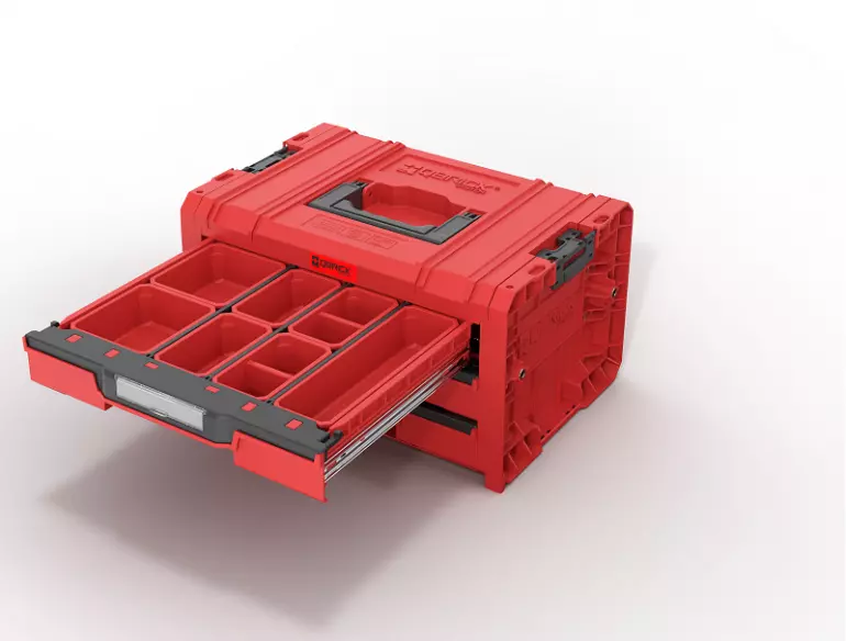 Qbrick System Pro Red Ultra HD Drawer Workshop Set 3