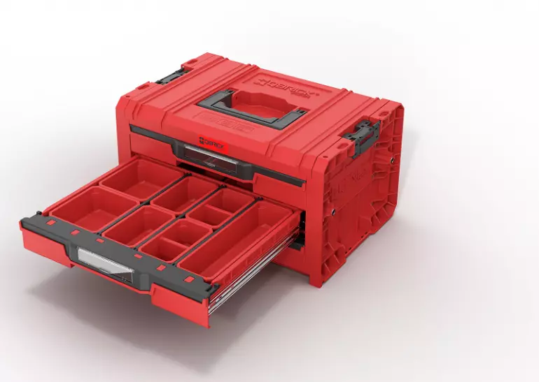 Qbrick System Pro Red Ultra HD Drawer Workshop Set 3