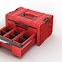 Qbrick System Pro Red Ultra HD Drawer Workshop Set 3,8