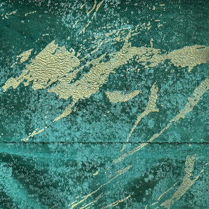 Záves na krúžkoch Velvet Justi YX514/15 135x250 cm zelený