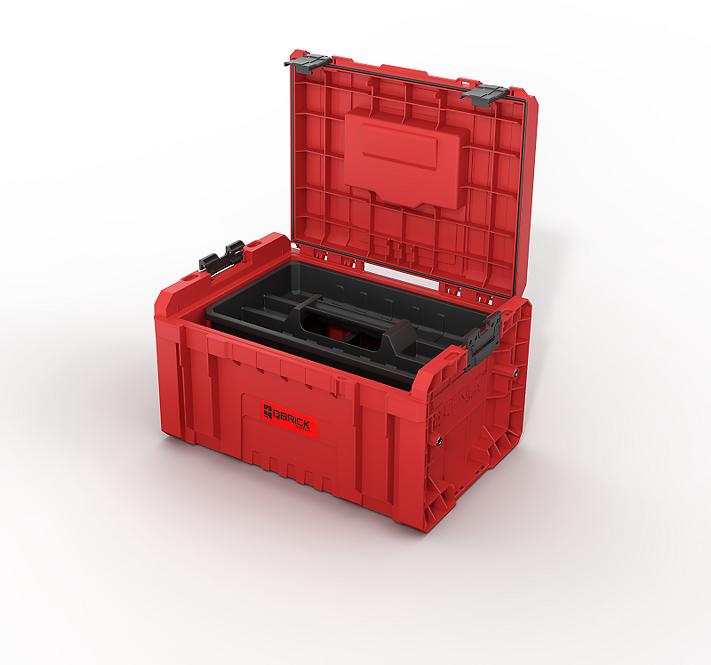 Qbrick System Pro Red Ultra HD Drawer Workshop Set 4,3