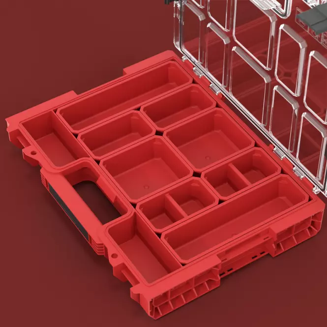 Qbrick System Pro Organizer 200 Red Ultra HD,6