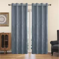 Záves na krúžkoch YC11932/200G/023/140x250 cm sivý