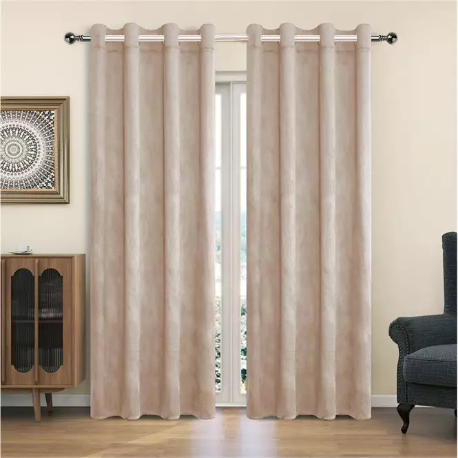 Záves na krúžkoch YC11932/200G/060/140x250 cm béžový