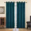 Záves na krúžkoch YC11932/200G/064/140x250 cm tyrkysový