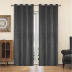 Záves na krúžkoch YC11940/200G/117/140x250 cm sivý