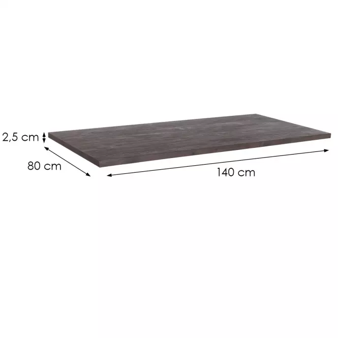 Stolová Doska Tt Grey Sandblasted Sw504 9546 160x80 Cm