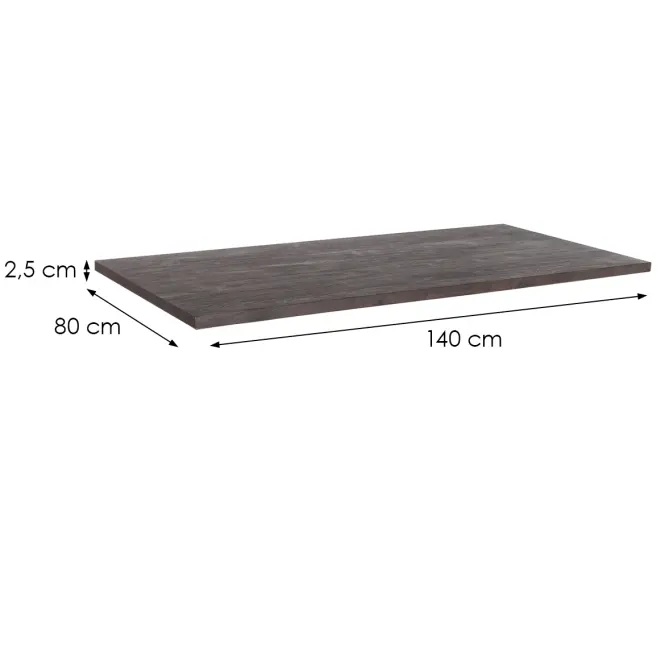 Stolová Doska TT SW504 9543 140x80 cm sivá,3