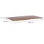 Stolová Doska TT SW509 9542 140x80 cm Hnedá,3