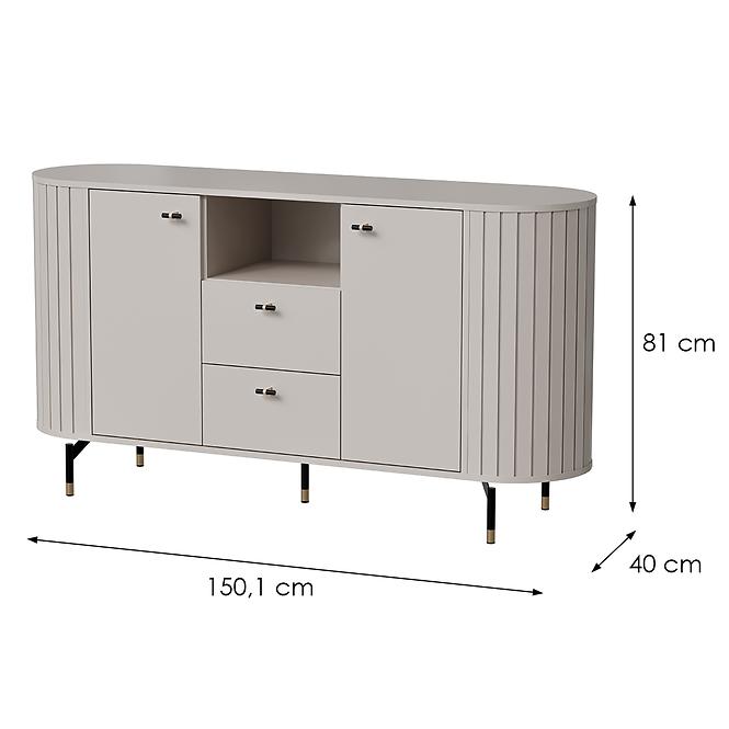 Komoda  Zante Za2 Cashmere
