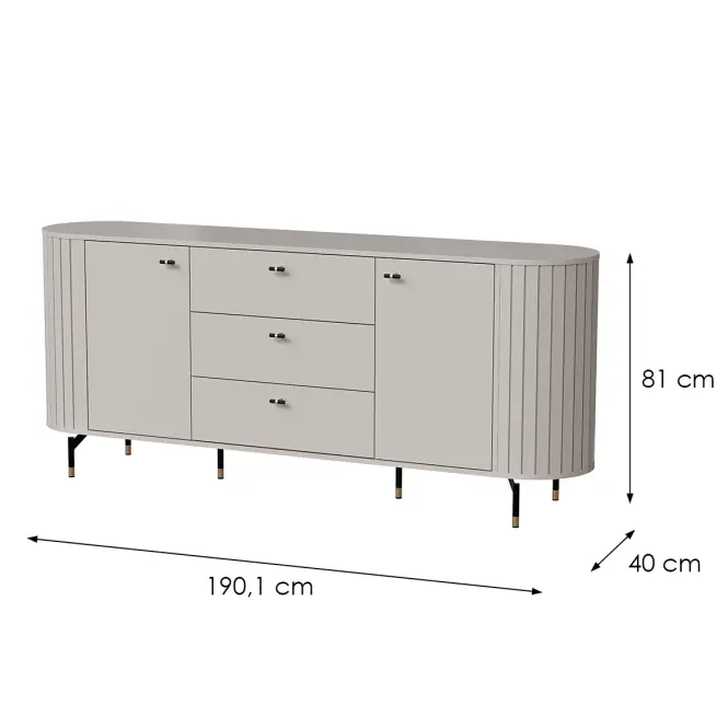 Komoda Zante Za4 Cashmere,2