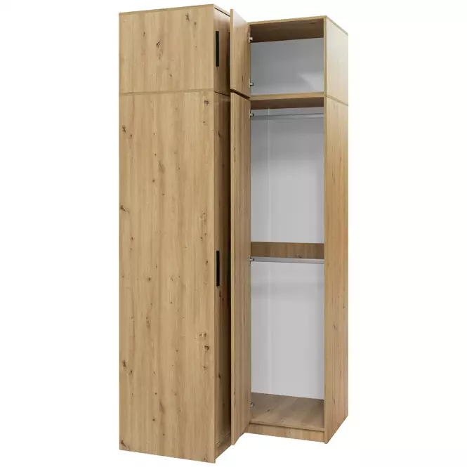 Nadstavec do rohovej skrine  Kos Dub Artisan,3