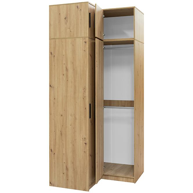 Nadstavec do rohovej skrine  Kos Dub Artisan,3