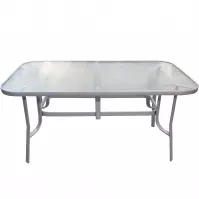 Sklenený stôl čierny