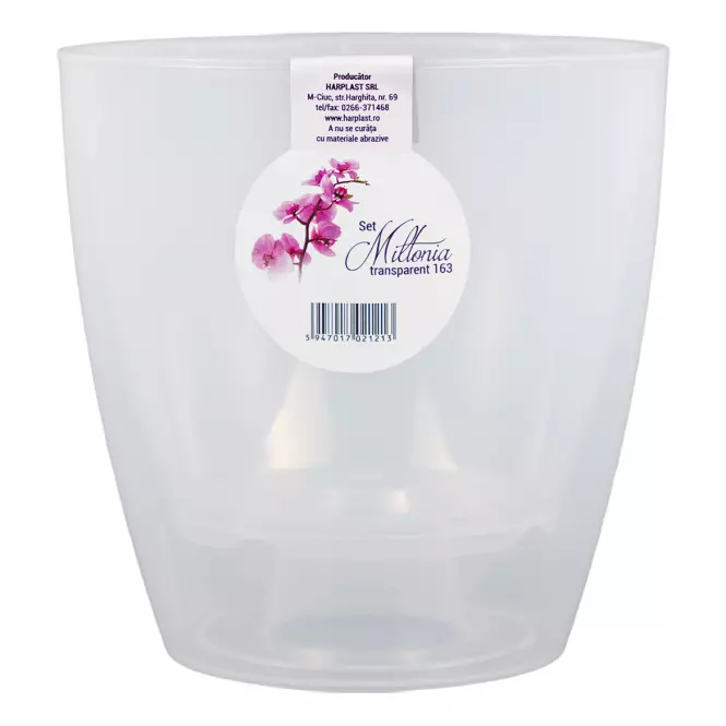 Sada MILTONIA 163 transparentný