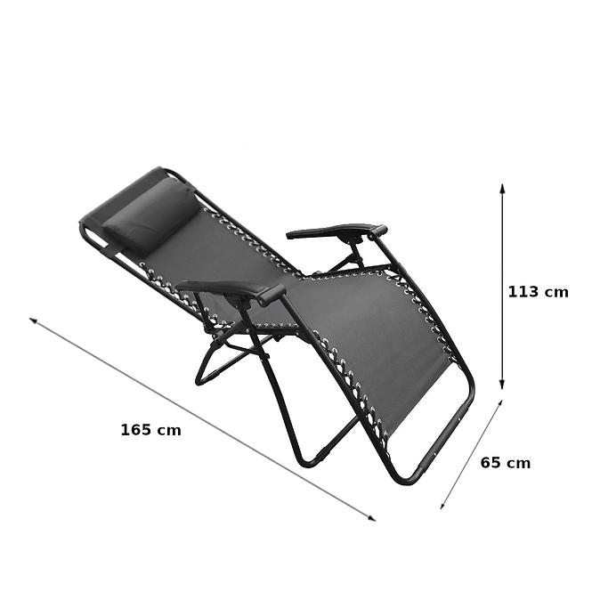 Záhradné lehátko D-070 modré