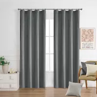 Záves na páske EMMA VET447/4/210GSM 140x250 cm  sivý